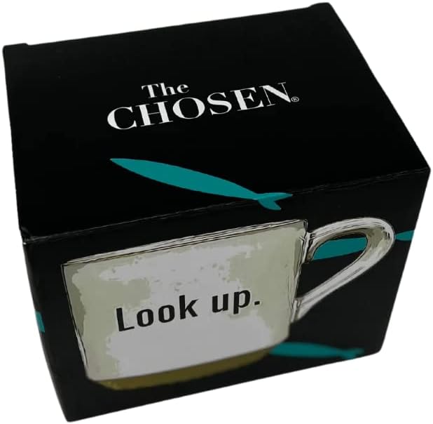 The Chosen: Official 16 oz. Cream Stoneware Coffee Mug - "Look Up"