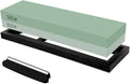 YKLP Knife Sharpening Stone,Whetstone Set Kitchen Knife Sharpener Stone 2 Side 180/320 Grit,Wet Stones for Sharpening Chisel Blades, Knives, Scissor Blades with Non-slip Rubber Base and Angle Guide