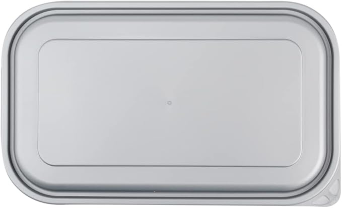 Restaurantware Futura 33.8 Ounce Meal Prep Containers With Lids 100 Microwavable To Go Containers - Inserts Sold Separately Disposable Silver Plastic Food Containers With Lids
