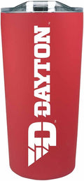 Campus Colors NCAA Stainless Steel Tumbler perfect for Gameday - 18 oz - Double Walled - Keeps Drinks Perfectly Insulated (Dayton Flyers - Red)