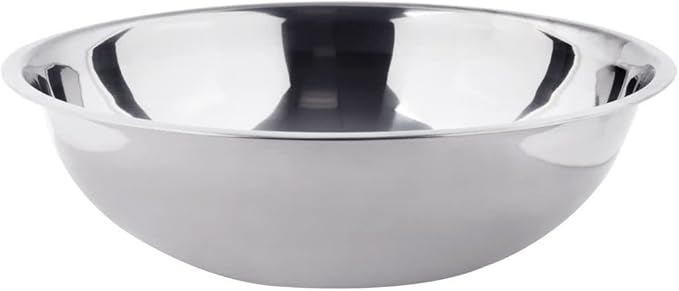 Betolla 13 Quart Stainless Steel Mixing Bowl – Medium Weight Flat Base Prep Bowl with Polished Mirror Finish for Baking, Cooking & Food Prep