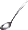 IMEEA Large Cooking Spoon Stainless Steel Basting Spoon for Cooking Serving Spoon, 12.8-Inch