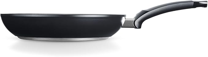 Fissler Ceratal Classic Ceramic 9.5 Inch Non-Stick Frying Pan, Orbit Black, Made without PFAS