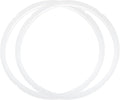 uxcell 2 Pcs Silicone Sealing Ring for Pressure Pot 5/6QT, Pressure Pot Inner Gasket Seal Rings Pressure Cooker Replacement Parts, White