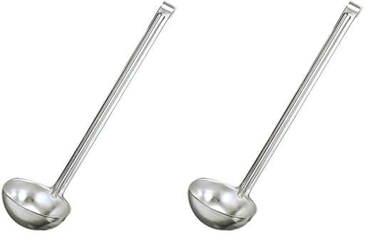 American Metalcraft 6 Oz. 1-Piece Ladle, Stainless Steel (L1106) (76275) (Pack of 2)