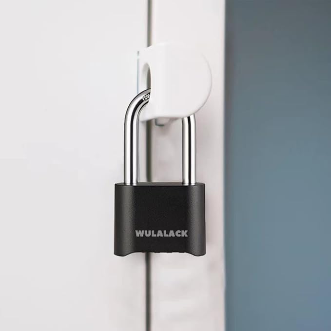Outdoor Combination Lock, Heavy Duty Weatherproof Pad Locks with Code, Resettable Padlock Combination for Sheds Fence, Gate Hasps, Storage Unit