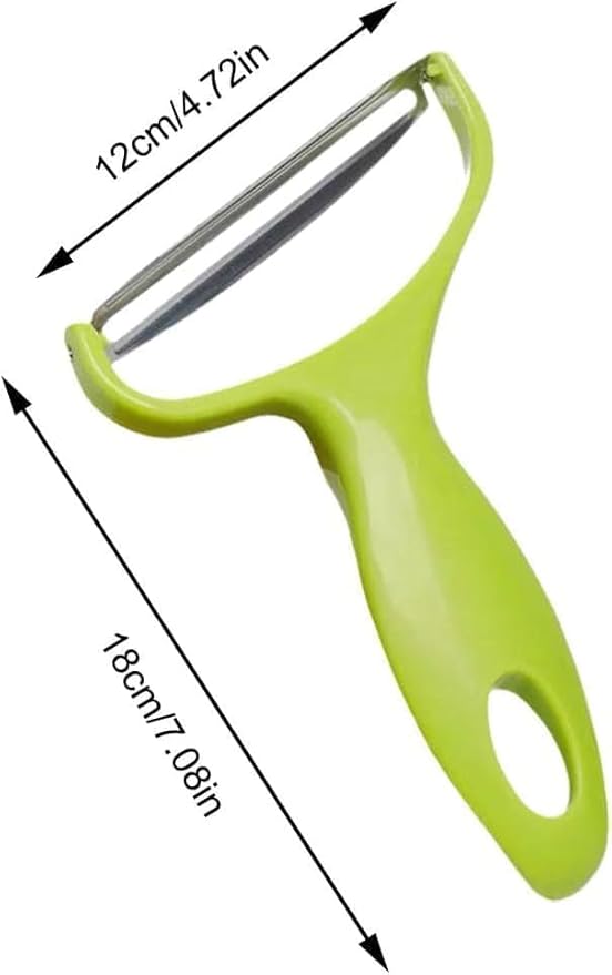 2PC Green Cabbage Shredder,Vegetable Cutter Cabbage Slicer,Stainless Steel Fruit Vegetable Potato Peeler Cabbage Graters Kitchen Must Have for Home Restaurants 18 * 12cm