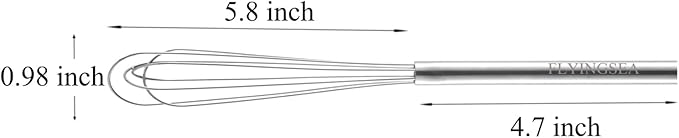 FLYINGSEA Whisks (10.5-inch short handle)