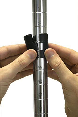 Omega Shelving Storage | 2 Tier Starter Shelving Unit 21" Deep x 30" Wide x 36" High - 800 lb Weight Capacity per Shelf, Adjustable Wire Shelving, Tool-Free Assembly |Chrome Shelving