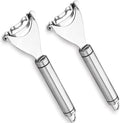 Stainless Steel Corn Cutter and Cob Remover Tool,Corn Peeler for Corn on the Cob,Shucker Tool Corn,Cob Peeler for Easy Removal Corn Scrapper for Sweet Corn.（2PC）