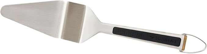 Current Pizza Spatula, Heavy-Duty Stainless Steel Pizza Pie Server with Tapered Edge, Ergonomic Handle for Comfort, Non-Slip Grip, Dishwasher Safe