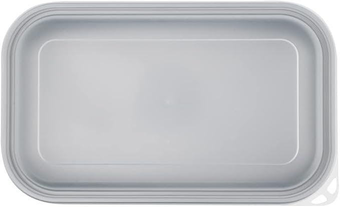 Restaurantware Futura 23.6 Ounce Meal Prep Containers With Lids 100 Microwavable To Go Containers - Inserts Sold Separately Disposable Silver Plastic Food Containers With Lids