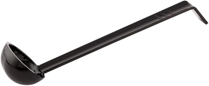 1 oz Black Plastic Sauce Ladle