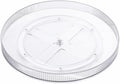9 Inch Clear Acrylic Lazy Susan Turntable Organizer, Lazy Susan Spice Rack for Kitchen, Pantry Refrigerator,Vanity Bathroom,Spice Rack,Makeup Storage,Cabinet Countertop Organizing.