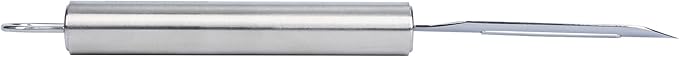 Restaurantware Stainless Steel Straight Vegetable Peeler - 6 Pack - German Standard - Double Edged Kitchen Peeler Dishwasher Safe, Sharp Blades - Potato Peeler for Potato, Apple, Cucumber