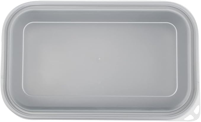 Restaurantware Futura 43.9 Ounce Meal Prep Containers With Lids 100 Microwavable To Go Containers - Inserts Sold Separately Disposable Silver Plastic Food Containers With Lids
