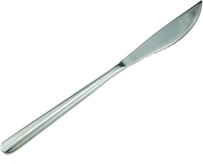 JASHII Mirror Polished Silver 30-Piece SUS304 Stainless Steel Flatware Set,Silverware Set Dinner Knife Fork Spoon Dessert Fork Salad Spoon Service for 6