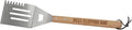 Grill Spatula for Kitchen, Stainless Steel BBQ Scraper, Customized Flat Top Flipper with Wooden Handle-Best Flipping DAD