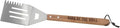 Grill Spatula for Kitchen, Stainless Steel BBQ Scraper, Customized Flat Top Flipper With Wooden Handle-KING OF THE GRILL
