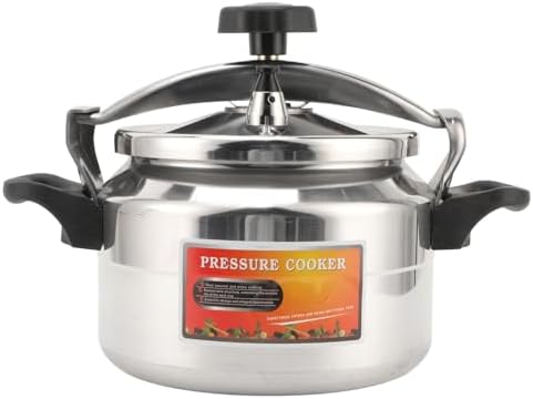 Premium 4.2 Qt Aluminum Alloy Pressure Cooker, Explosion-Proof Design, Double Bottom, Non-Stick Interior for Home Cooking, with Safety Valve and Accessories