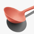 Hedley & Bennett Ladle Harissa Red | Zero-Dribble Pouring Ladle with Flexible Tapered Lip | Platinum-Grade Silicone, Heatproof 450°F, Dishwasher Safe