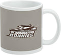 St. Bonaventure University Bonnies Logo Ceramic Coffee Mug, Novelty Gift Mugs for Coffee, Tea and Hot Drinks, 11oz, White