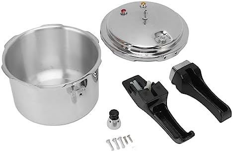 Mumusuki Pressure Cooker, 18cm Bottom 3 Liter Stovetop Aluminium Alloy Cookware Soup Meats Pot Mini Canning Cooker Pot Stove Top Fast Cooking