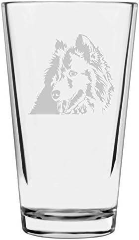 Shiba Inu Custom Personalized Dog Themed Etched All Purpose 16oz Pint Glass