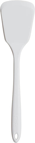 GIR: Get It Right Silicone Kitchen Spatula Turner - Non toxic cooking utensils for Nonstick Cookware, Cooking and Baking, Ultimate - 13IN - Studio White