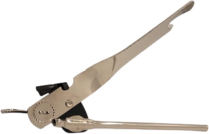 Handy Housewares Classic Compact Hand Held Metal Manual Can Opener with Built-In Bottle Top Remover (3)