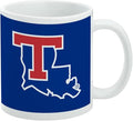 Louisiana Tech University Bulldogs Logo Ceramic Coffee Mug, Novelty Gift Mugs for Coffee, Tea and Hot Drinks, 11oz, White