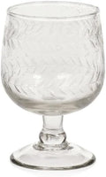 Zodax Tuscan Handmade Etched Glass - Set of 4 (Wine S/4)
