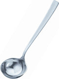 Rösle Stainless Steel Serving Ladle, Flat Handle, 2.7-Ounce