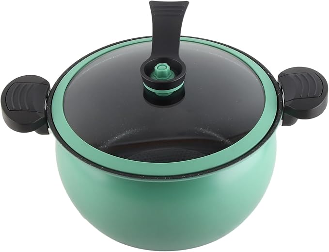 Big Capacity Non Stick Micro Pressure Cooker Multi Functional Kitchenware with Visual Lid for Home Cooking (7L)