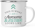 Andaz Press 11oz. Stainless Steel Campfire Coffee Mug Gift, This is What an Awesome Jiu Jitsu Student Looks Like, 1-Pack, Birthday Gift Ideas Coworker Him Her, Includes Gift Box
