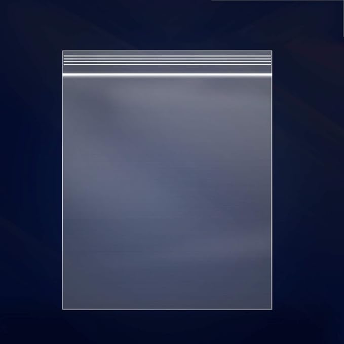 iMailer - 200 Count - 9" x 12" Zip Bags - Clear Reclosable Zip Plastic Poly Bags for with Resealable Lock Seal Zipper Art Prints, A4, Letter Sized Documents, Clothing