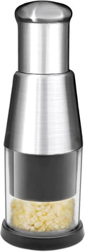 Manual Pressed Chopper, 2025 Upgraded Compact Mini Dicer Food,Functional Manual Garlic, Stainless Steel Hand Food for Mincing Garlic Press Stainless Steel
