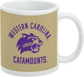 Western Carolina Catamounts Ceramic Coffee Mug, Novelty Gift Mugs for Coffee, Tea and Hot Drinks, 11oz, White