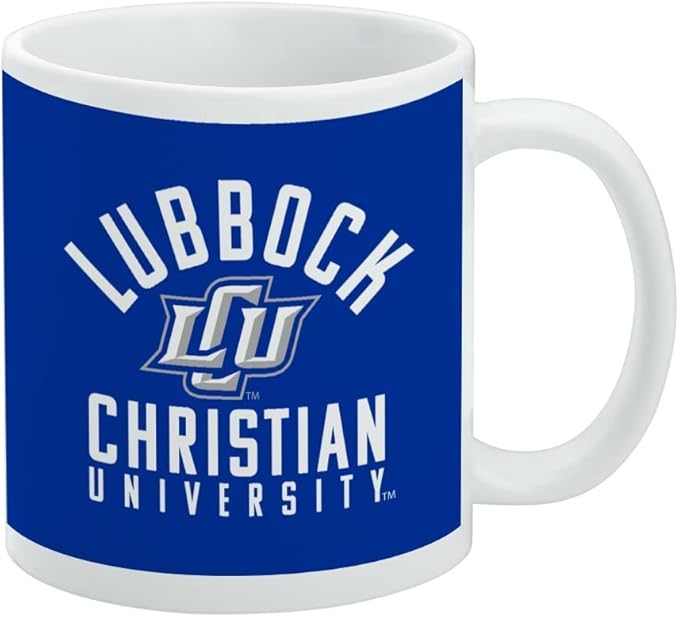 Lubbock Christian University Chaparrals Logo Ceramic Coffee Mug, Novelty Gift Mugs for Coffee, Tea and Hot Drinks, 11oz, White