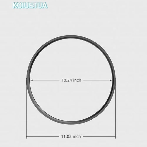 09924 Pressure Cooker Canner Sealing Ring & Overpressure Plug Fit for Presto Pressure Cooker Various 6 Quart 8 Quart Parts Compatible with Models 0128206 0128202 0128203 0128204 0128303 0126306