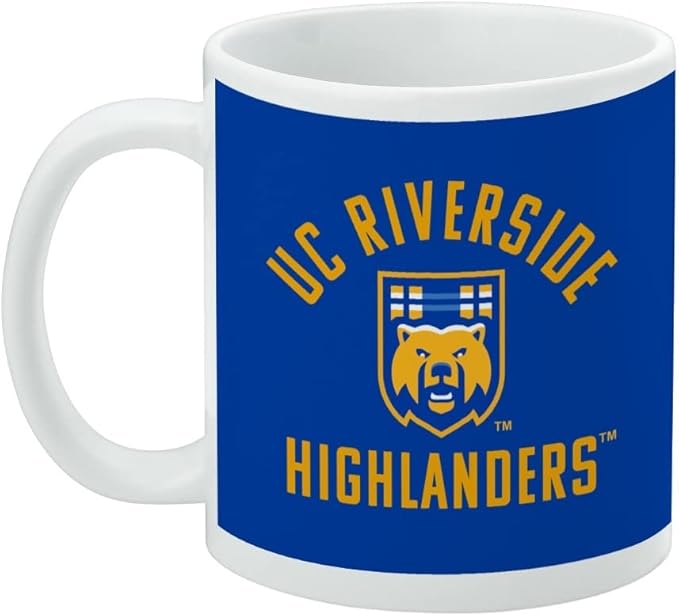 University of California, Riverside Highlanders Ceramic Coffee Mug, Novelty Gift Mugs for Coffee, Tea and Hot Drinks, 11oz, White