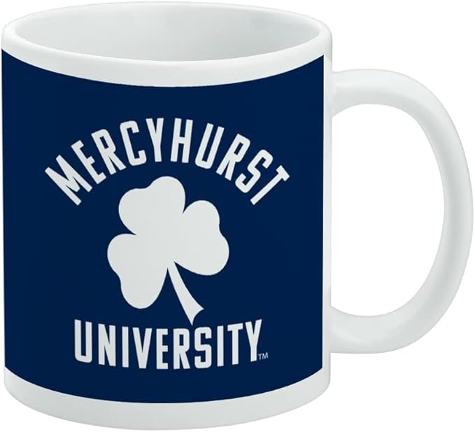 Mercyhurst University Bears Logo Ceramic Coffee Mug, Novelty Gift Mugs for Coffee, Tea and Hot Drinks, 11oz, White