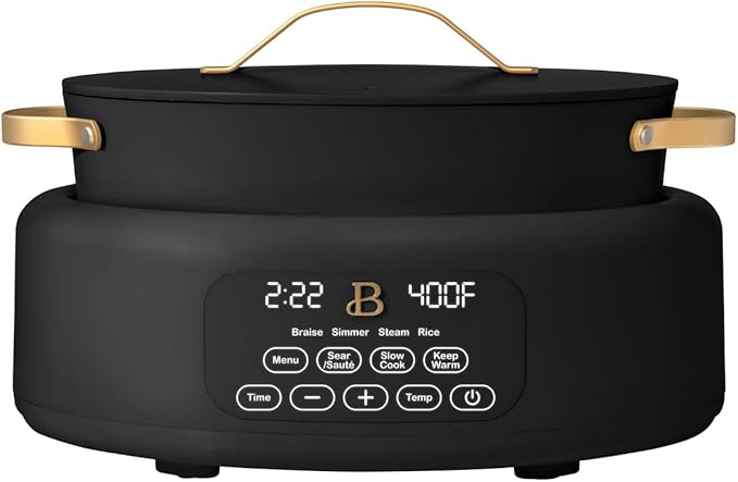 Beautiful 10-in-1 6 Qt Electric Multi-Cooker – Pressure Cook, Air Fry, Slow Cook & More: Ideal for Holiday Meals, Family Dinners & Festive Celebrations Limited Edition