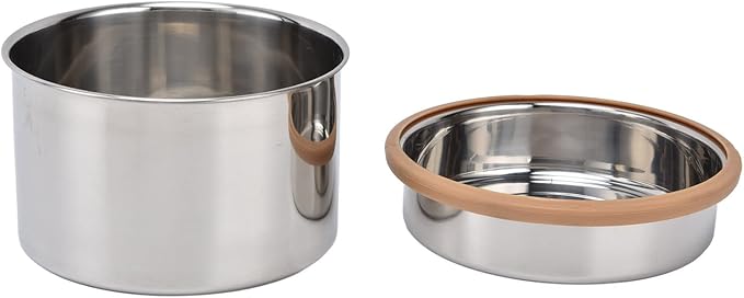 Stackable Food Containers, 1500 ml Stainless Steel Wide Mouth Lunch Box, Reusable Vacuum Insulated Food Jar for Adult (20cm/7.9in * 14cm/5.5in)