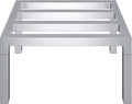 Aluminum Dunnage Rack | Storage in Restaurant, Kitchens and Garages and More! (24" Long x 18" Wide | Height: 12" Off The Floor)