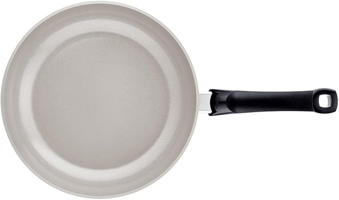 Fissler Ceratal Classic Ceramic 9.5 Inch Non-Stick Frying Pan, Warm Grey, Made without PFAS