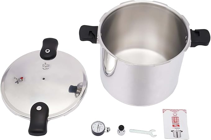 DYRABREST 23Qt Aluminium Alloy Pressure Cookers,Sliver