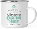 Andaz Press 11oz. Stainless Steel Campfire Coffee Mug Gift, This is What an Awesome Occupational Therapist Looks Like, 1-Pack, Birthday Gift Ideas Coworker Him Her, Includes Gift Box
