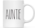 Andaz Press Simple Rustic Farmhouse Kitchen Decor 11oz. Ceramic Coffee Tea Mug Gift, Auntie, 1-Pack, Birthday Christmas Gift Ideas for Family, Friends