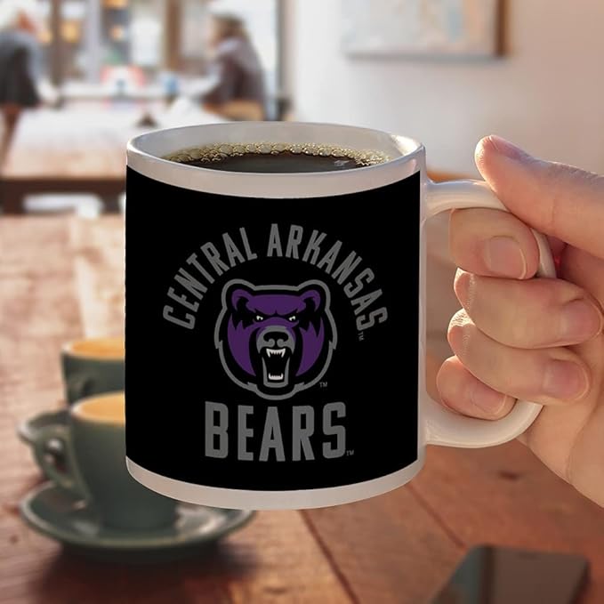 University of Central Arkansas Bears Ceramic Coffee Mug, Novelty Gift Mugs for Coffee, Tea and Hot Drinks, 11oz, White
